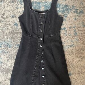 Urban Outfitters Charcoal Denim Dress